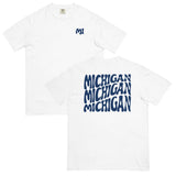 Michigan Wavy Text Comfort T