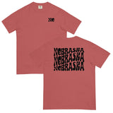 Nebraska Wavy Text Comfort T