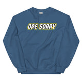 Block Ope Sorry Crewneck