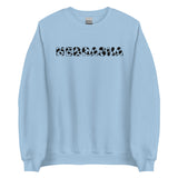 Nebraska Cow Print Crewneck