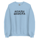 North Dakota Cow Print Crewneck