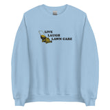 Embroidered Live Laugh Lawncare Crewneck
