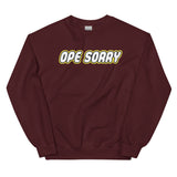 Block Ope Sorry Crewneck
