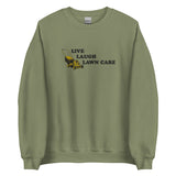 Embroidered Live Laugh Lawncare Crewneck