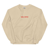 Ope Sorry Let Me Sneak Right Past Ya Crewneck