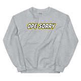 Block Ope Sorry Crewneck