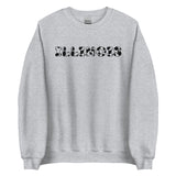 Illinois Cow Print Crewneck