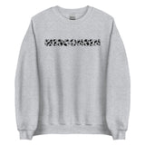 Wisconsin Cow Print Crewneck