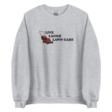 Embroidered Live Laugh Lawncare Crewneck