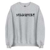 Midwest Cow Print Crewneck