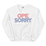 Ope Sorry Large Retro Crewneck