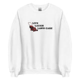 Embroidered Live Laugh Lawncare Crewneck
