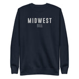 Embroidered Midwest USA Crewneck