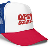 Ope Sorry Foam Rope Hat