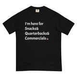 Snacks& Quarterbacks& Commercials Comfort T
