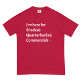 Snacks& Quarterbacks& Commercials Comfort T