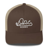 Ope Sorry Golf Logo Netted Trucker