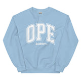 Ope Sorry College Ruled Crewneck