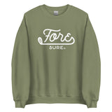 Fore Sure Golf Logo Crewneck
