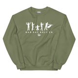Stages of Bad Day Golf Co. Crewneck
