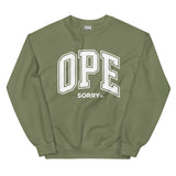 Ope Sorry College Ruled Crewneck