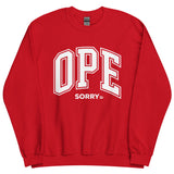 Ope Sorry College Ruled Crewneck