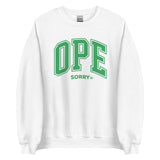 Ope Sorry College Ruled Crew Neck