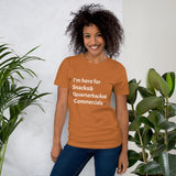 Snacks&Quarterbacks&Commercials T-Shirt