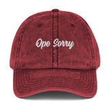 Ope Sorry Vintage Dad Hat